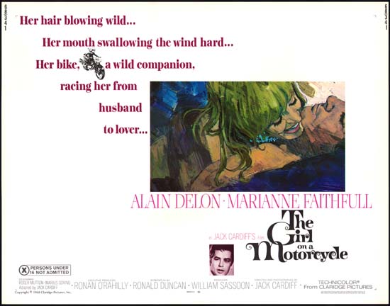 Girl on a Motorcycle, The [ Naked Under Leather ] US Half Sheet movie poster
