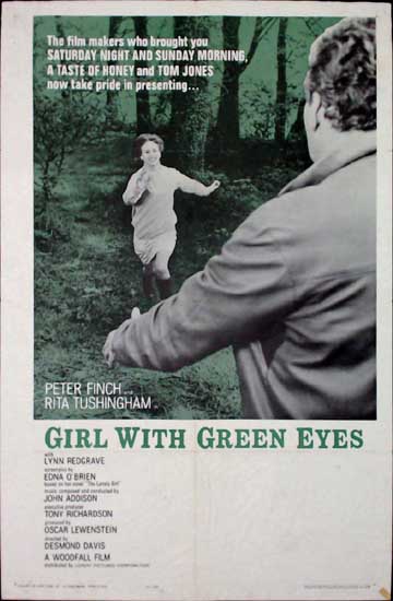 Girl With Green Eyes US One Sheet movie poster