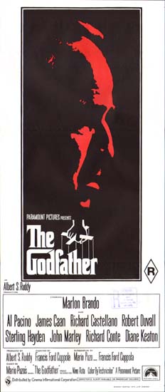 Godfather, The Australian Daybill movie poster