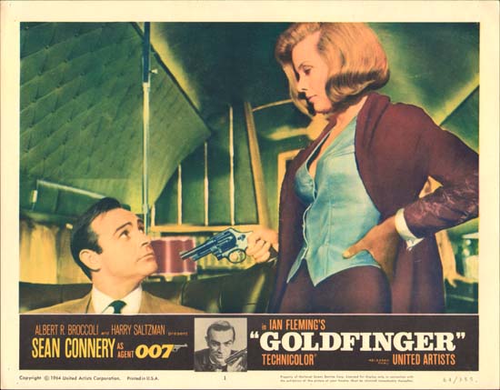 Goldfinger US Lobby Card number 1