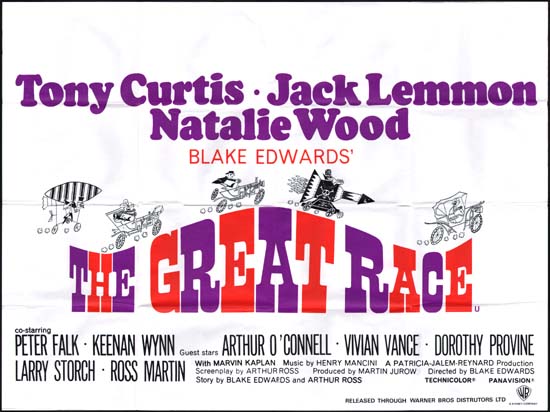 Great Race, The UK Quad movie poster