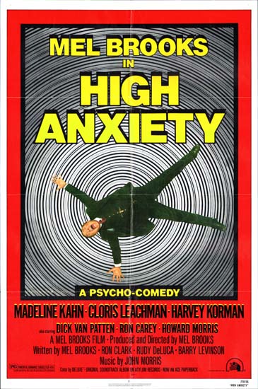 High Anxiety US One Sheet movie poster