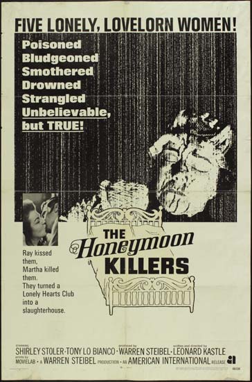 Honeymoon Killers, The US One Sheet international movie poster