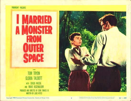I Married a Monster from Outer Space US Lobby Card number 2