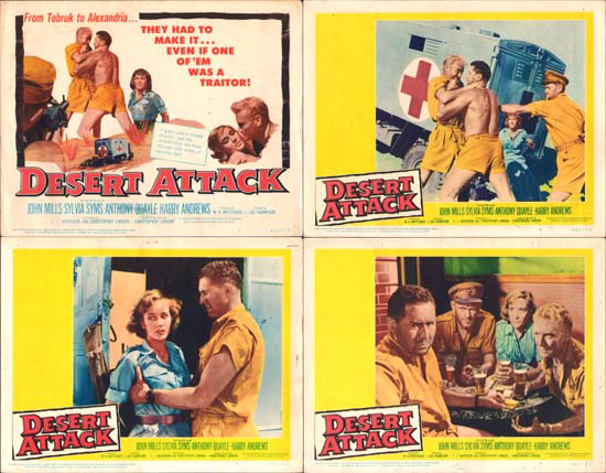 Ice Cold in Alex [ Desert Attack ] US Lobby Card Set of 8