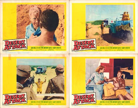 Image 2 of Ice Cold in Alex [ Desert Attack ] US Lobby Card Set of 8