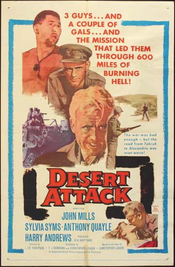 Ice Cold in Alex [ Desert Attack ] US One Sheet movie poster