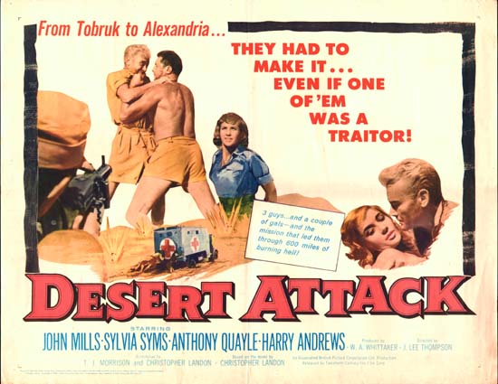 Ice Cold in Alex [ Desert Attack ] US Half Sheet movie poster