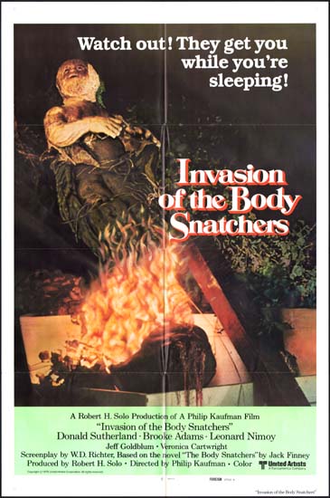 Invasion of the Body Snatchers US One Sheet international A movie poster