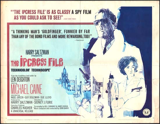 Ipcress File, The US Half Sheet movie poster