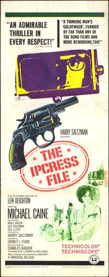 Ipcress File, The US Insert movie poster