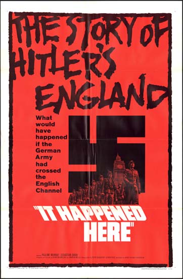 It Happened Here US One Sheet movie poster