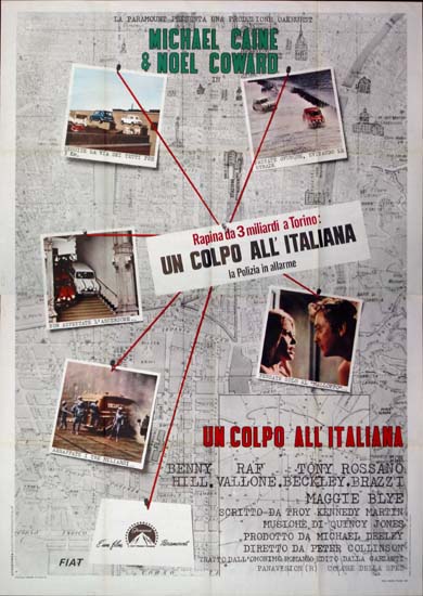 Italian Job, The Italian Quattro Fogli movie poster