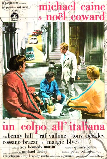 Italian Job, The Italian Photobusta movie poster