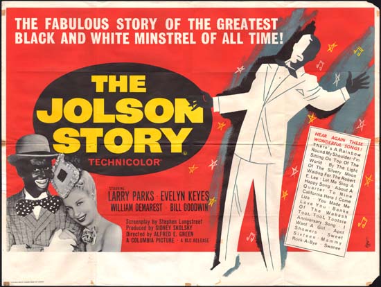 Jolson Story, The UK Quad movie poster