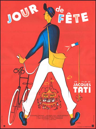 Jour de Fete [ Holiday ] [ The Big Day ] French movie poster