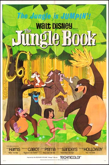 Jungle Book, The US One Sheet movie poster