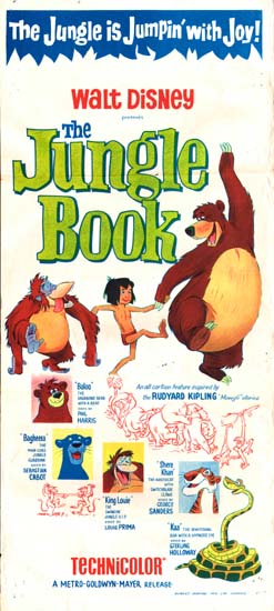 Jungle Book, The Australian Daybill movie poster