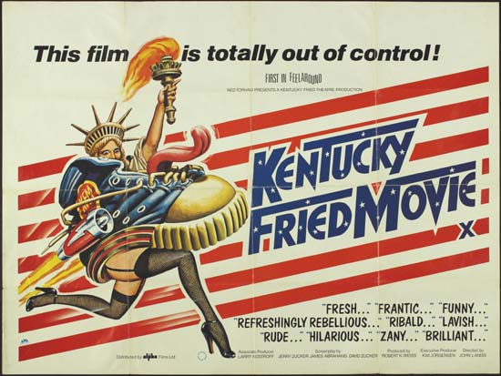 Kentucky Fried Movie, The UK Quad movie poster