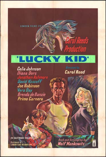 Kid For Two Farthings, A [ Lucky Kid ] UK One Sheet movie poster