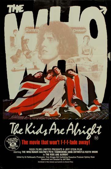 Kids Are Alright, The Australian One Sheet movie poster