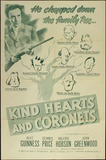 Kind Hearts and Coronets US One Sheet movie poster