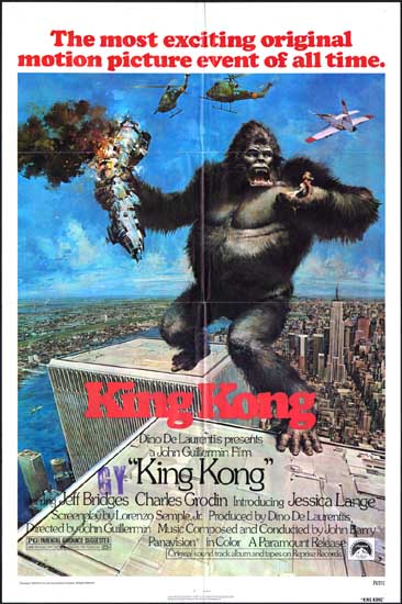 King Kong US One Sheet movie poster