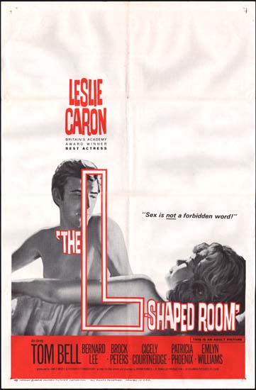 LShaped Room, The US One Sheet movie poster