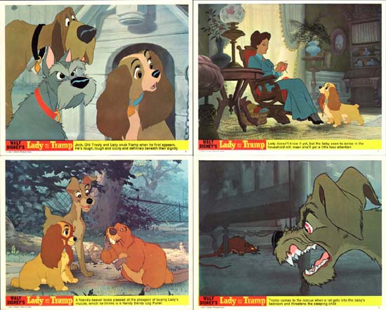 Image 2 of Lady and the Tramp UK FOH set of 8