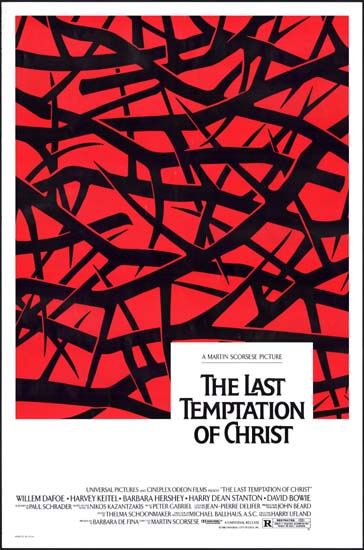 Last Temptation of Christ, The US One Sheet movie poster