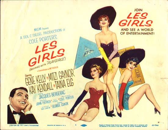 Les Girls US Title Lobby Card