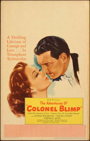 Life and Death of Colonel Blimp, The [ The Adventures of Colonel Blimp ] US Window Card movie poster