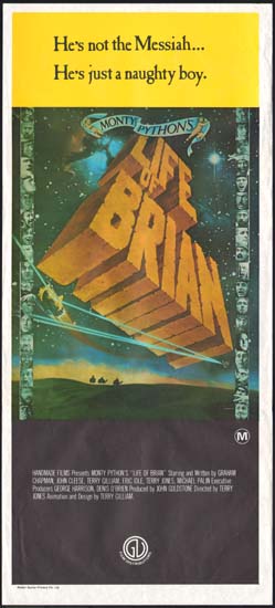 Life of Brian Australian Daybill movie poster