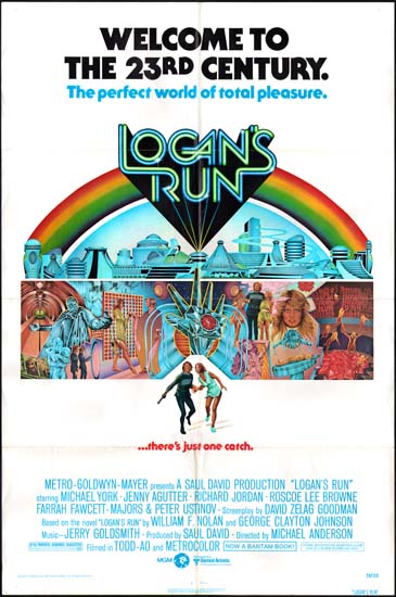 Logans Run US One Sheet movie poster