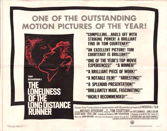 Loneliness of the Long Distance Runner, The US Half Sheet movie poster