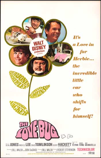 Love Bug, The US Window Card movie poster