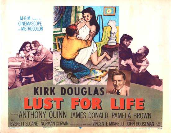 Lust for Life US Half Sheet style B movie poster
