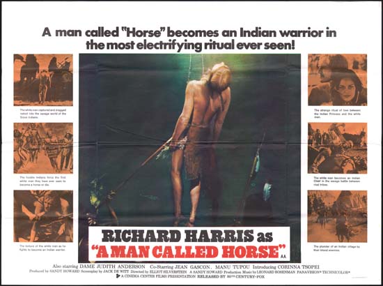 Man Called Horse, A UK Quad movie poster