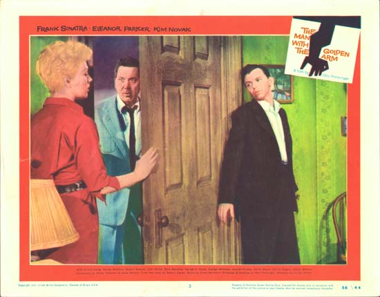 Man with the Golden Arm, The US Lobby Card number 3