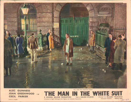 Man in the White Suit UK Lobby Card