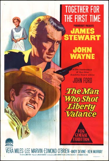 Man Who Shot Liberty Valance, The Australian One Sheet movie poster