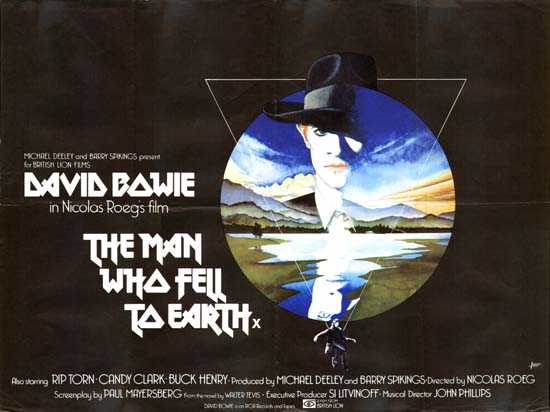 Man Who Fell To Earth, The UK Quad movie poster