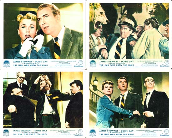 Man Who Knew Too Much, The UK FOH set of 8