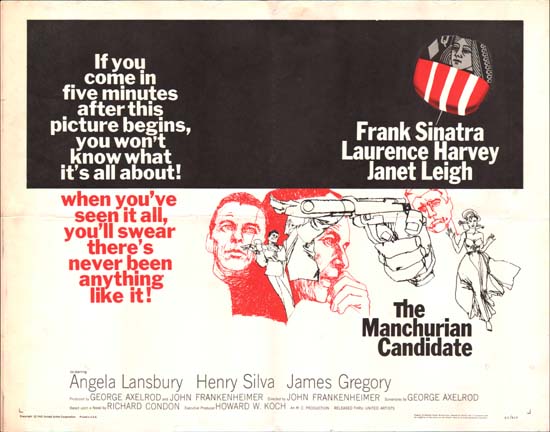 Manchurian Candidate, The US Half Sheet movie poster