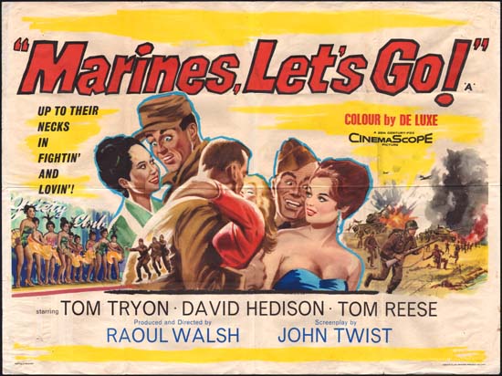 Marines Lets Go UK Quad movie poster