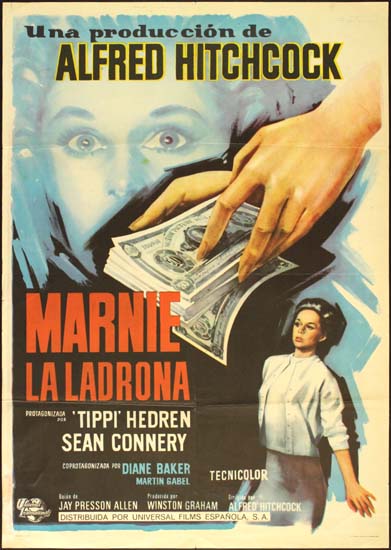 Marnie Spanish One Sheet movie poster