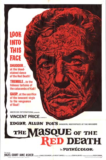 Masque of the Red Death, The US One Sheet movie poster