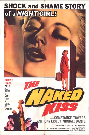 Naked Kiss, The US One Sheet movie poster