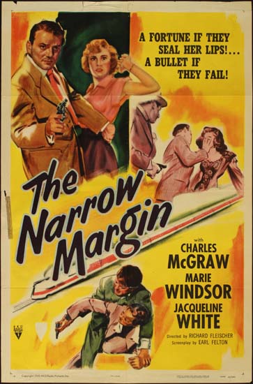 Narrow Margin, The US One Sheet movie poster