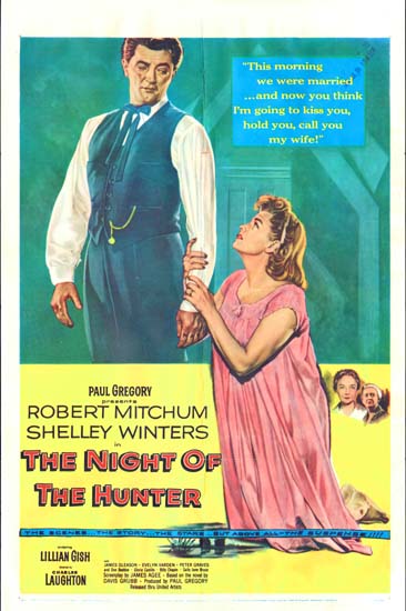 Night of the Hunter, The US One Sheet movie poster